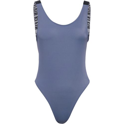 Calvin Klein INTENSE POWER RIB Badeanzug Damen