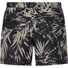 Rückansicht von Calvin Klein ESSENTIALS Badeshorts Herren ck palm black tex aop