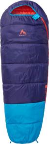 McKinley JR. EXT II Kunstfaserschlafsack Kinder - blue-navy dark-red