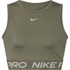 Nike Pro 365 Croptop Damen - light army-white