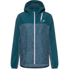 ASICS FUJITRAIL Laufjacke Damen saxon green light ube