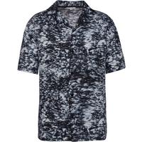 Calvin Klein LIFESTYLE Kurzarmhemd Herren - glitched marble aop blue