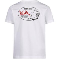 Rückansicht von BEAR T-Shirt Kinder optical white