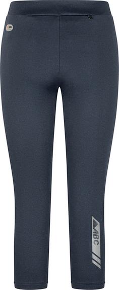 Rückansicht von ABC Lauftights Damen dark denim melange