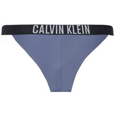 Rückansicht von Calvin Klein INTENSE POWER RIB Bikini Hose Damen grisaille