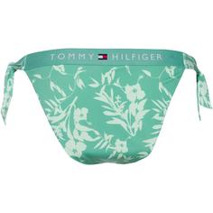 Rückansicht von Tommy Hilfiger ORIGINAL Bikini Hose Damen floral tropic aop fort green