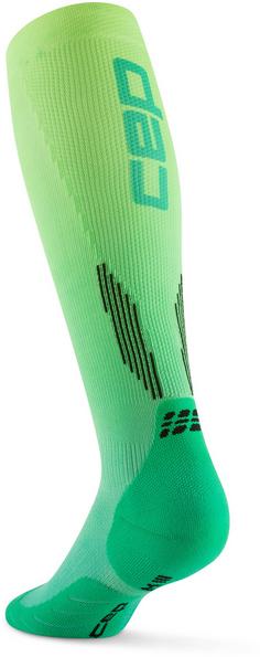 CEP Core Run Tall Laufsocken Herren green-lime fade