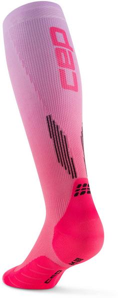 CEP Core Run Tall Laufsocken Damen pink-lilac fade