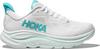 HOKA CLIFTON 10 Laufschuhe Damen - white-cielo blue