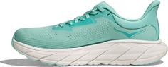 Rückansicht von HOKA Arahi 7 Laufschuhe Damen blue spark-snow melt