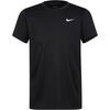 Nike COURT VICTORY Tennisshirt Herren - black-white