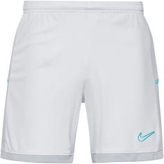 Nike Academy25 Fußballshorts Damen photon dust-lt smoke grey-dynamic turq