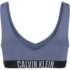 Rückansicht von Calvin Klein INTENSE POWER RIB Bikini Oberteil Damen grisaille