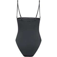 Rückansicht von Calvin Klein ESSENTIALS Badeanzug Damen pvh black