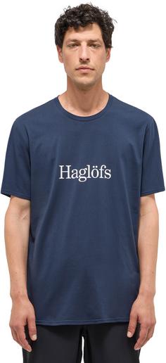 Rückansicht von Haglöfs Outsiders T-Shirt Herren tarn blue