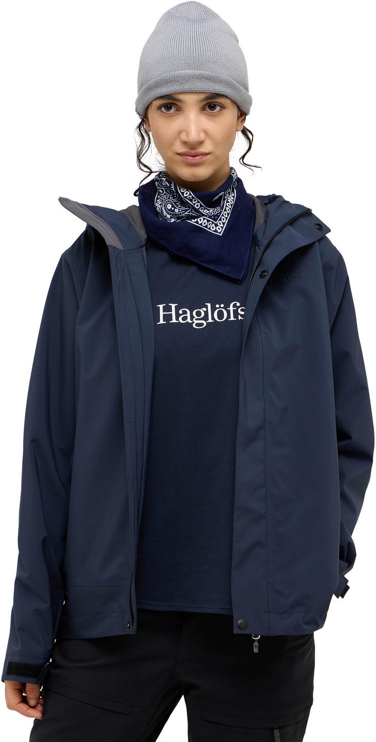 Hagl&ouml;fs Hagl&ouml;fs Breeze Proof Hardshelljacke Damen - tarn blue - 3 | SportScheck
