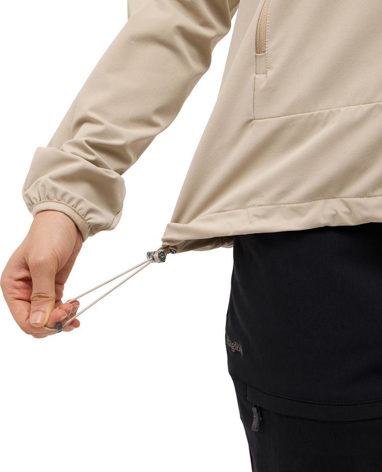 Hagl&ouml;fs Hagl&ouml;fs Rosson Softshelljacke Damen - chalk beige - 5 | SportScheck