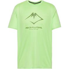 ASICS FUJITRAIL Funktionsshirt Herren lime green- huddle yellow- cactus