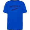 Brooks Distance Funktionsshirt Herren - neo blue-brooks logo