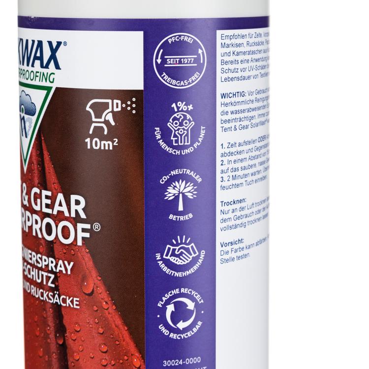 Nikwax Nikwax Tent & Gear SolarProof, 500ml Impr&auml;gnierung - - - 0 | SportScheck
