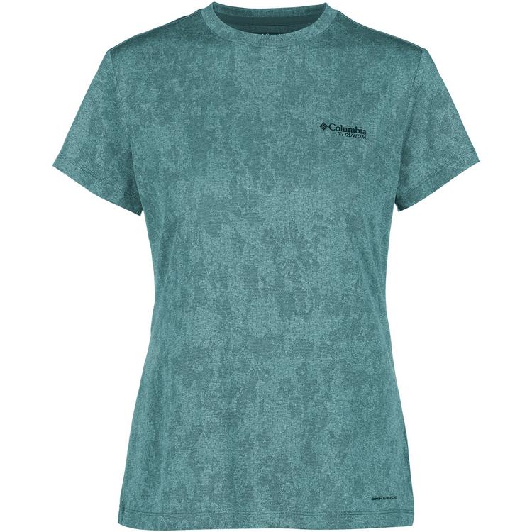 Columbia Columbia Bluebird Canyon Funktionsshirt Damen - river blue popflorid jacquard - 0 | SportScheck