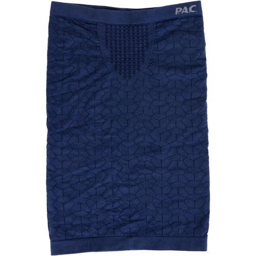 Rückansicht von P.A.C. Merino Mesh Mask Multifunktionstuch navy