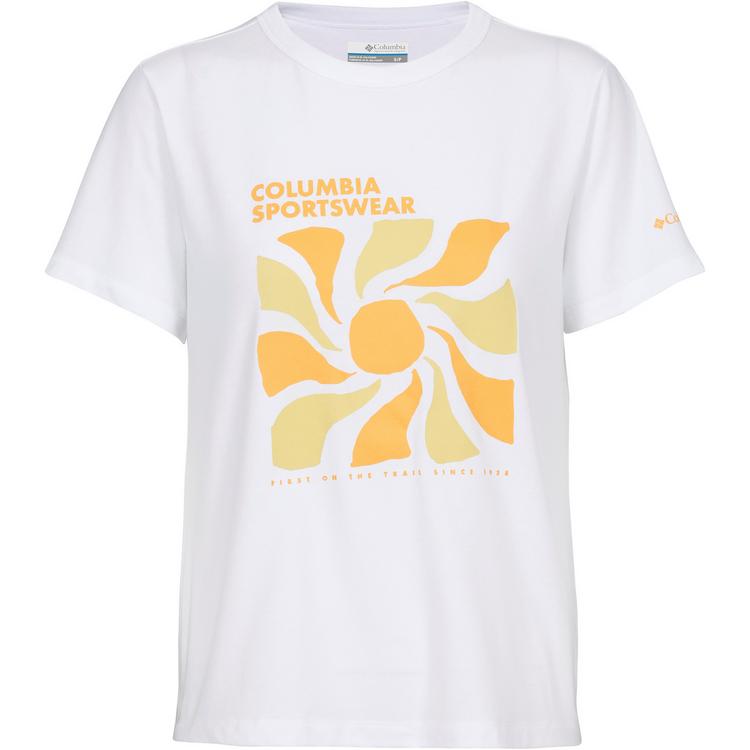 Columbia Columbia Sun Trek III Funktionsshirt Damen - white-wavy rays - 0 | SportScheck