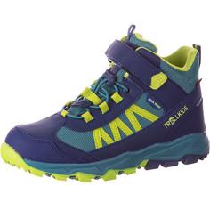 Trollkids Tronfjell Mid Wanderschuhe Kinder sea green-madeira blue-spring leaf