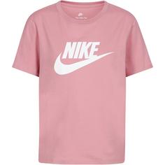 Nike Essential Icon Futura T-Shirt Damen elemental pink