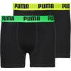 PUMA Everyday 2P Unterhose Jungen - black-various logo colors