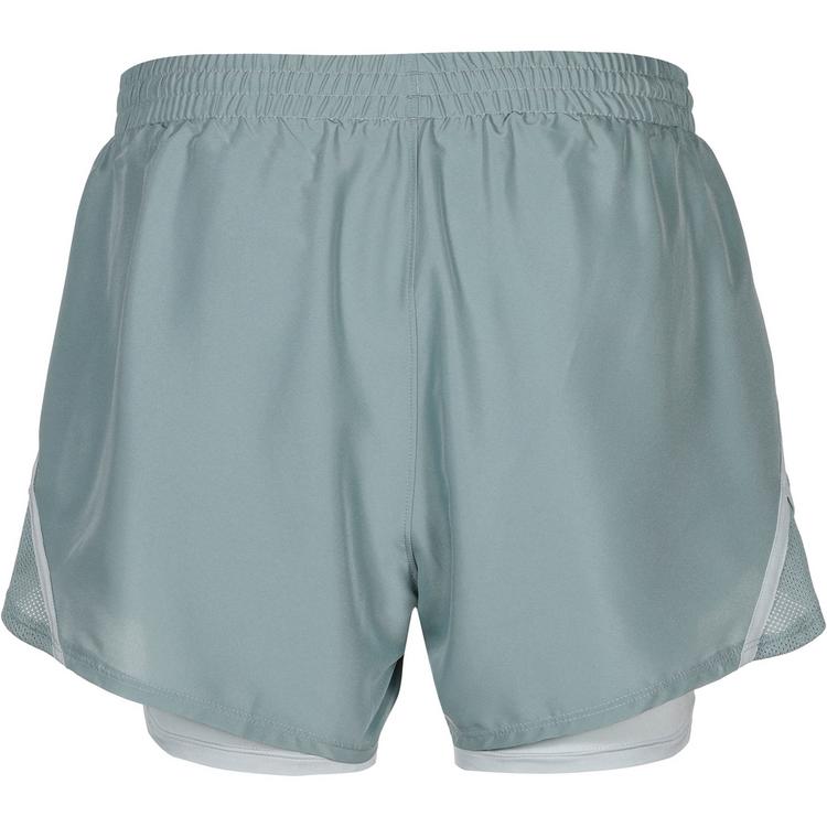 Under Armour Under Armour UA FLY BY 2-IN-1 SHORTS Laufshorts Damen - silica green - 0 | SportScheck