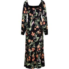 Rückansicht von Roxy BLACK SANDS Maxikleid Damen anthracite island escape