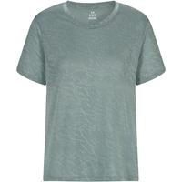 Under Armour Launch Camo Funktionsshirt Damen - silica green