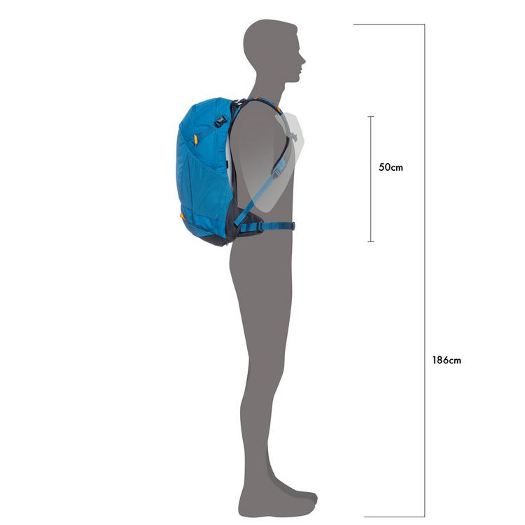 Osprey Osprey Hikelite Tour 24 Wanderrucksack - waterfront blue-tequila sunrise - 4 | SportScheck