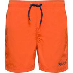 Trollkids Balestrand Badeshorts Kinder bright orange-mystic blue