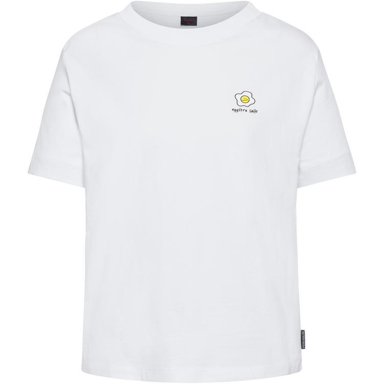 Kleinigkeit Kleinigkeit Eggstra Smile T-Shirt Damen - white - 0 | SportScheck