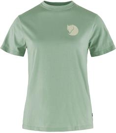 FJÄLLRÄVEN Fox Boxy Logo T-Shirt Damen misty green