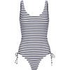 VENICE BEACH Badeanzug Damen - navy-white stripe
