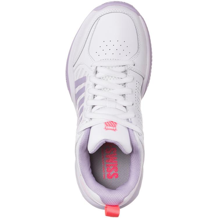 K-Swiss K-Swiss COURT EXPRESS 2 CLAY Tennisschuhe Damen - white-orchid petal-neon blaze - 0 | SportScheck