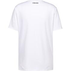 Rückansicht von HEAD Rainbow T-Shirt Herren white