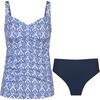 Sunflair Bikini Set Damen - blau-wei&szlig;