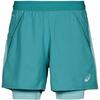 ASICS ROAD Funktionsshorts Herren - rainy lake- light teal