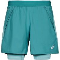 ASICS ROAD Funktionsshorts Herren - rainy lake- light teal