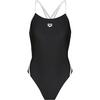 Arena Solid Schwimmanzug Damen - black-white