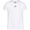 HEAD Club 25 Tennisshirt M&auml;dchen - white