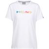HEAD Rainbow T-Shirt Damen - white