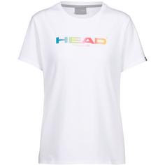 HEAD Rainbow T-Shirt Damen white