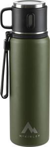 McKinley 0,8L + Becher Isolierflasche - green dark
