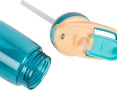 Rückansicht von McKinley AOP 0.35L Trinkflasche Kinder blue aqua-mint dark-