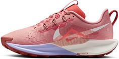 Rückansicht von Nike REACTX PEGASUS TRAIL 5 Trailrunning Schuhe Damen red stardust-mars stone-sail-lilac ice